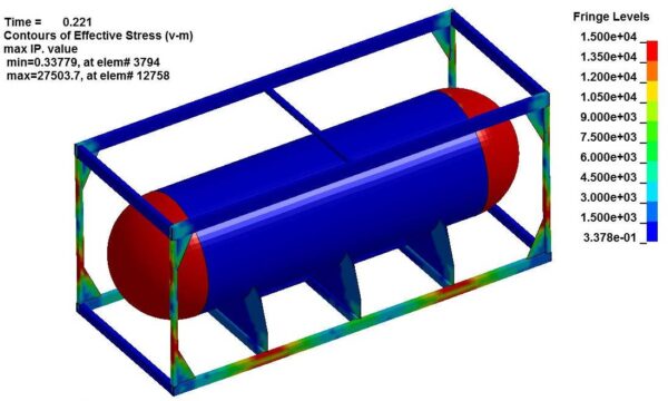 XCEED: Shipping Container Impact Analysis with FEA